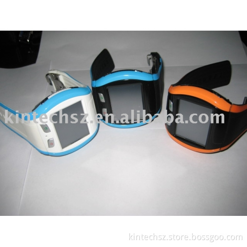 Watch Mobile Phone G107 ---- 1.67 Inch Touch Screen, Support Vibration, Support Bluetooth, MP3/MP4 Player